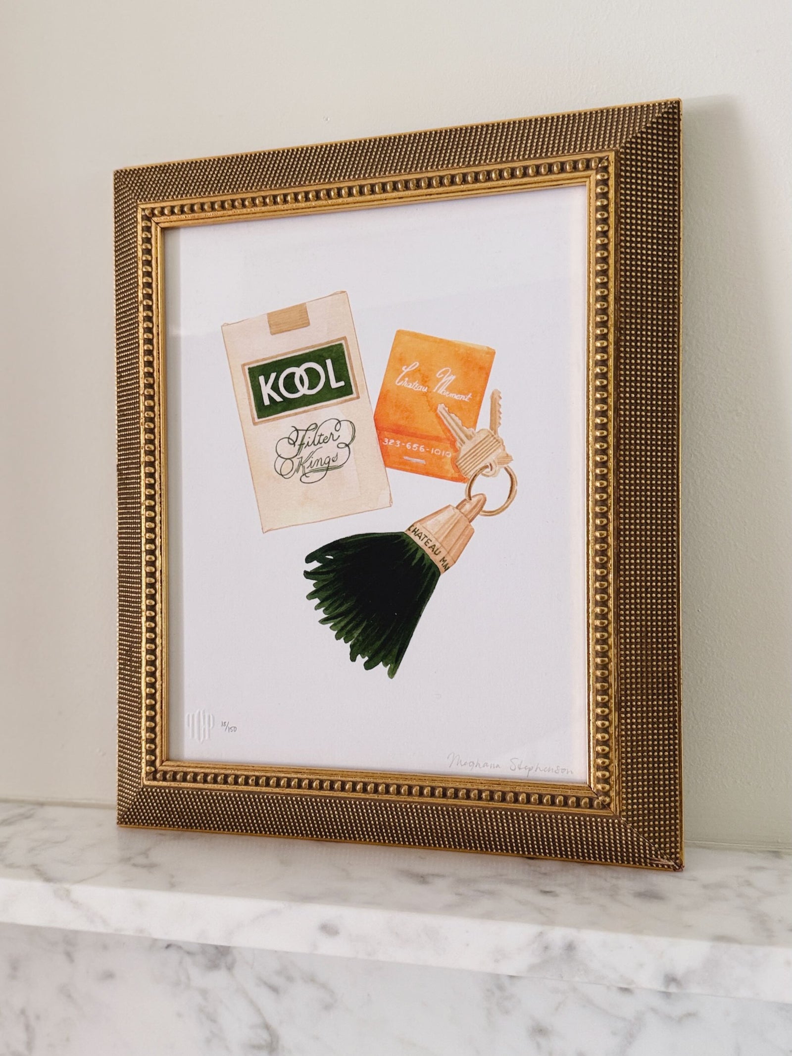 Keys - Framed Gold by Meghann Stephenson-Artist Limited Editions-Poster Child Prints
