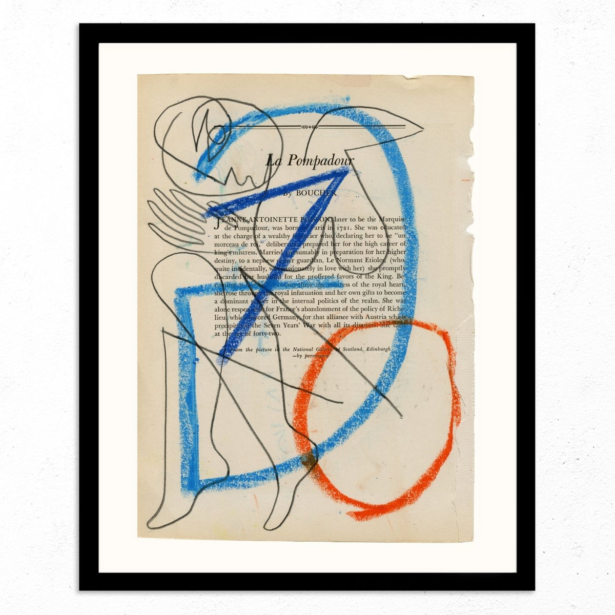 La Pompadour by Jessalyn Brooks-Original Artwork-Poster Child Prints
