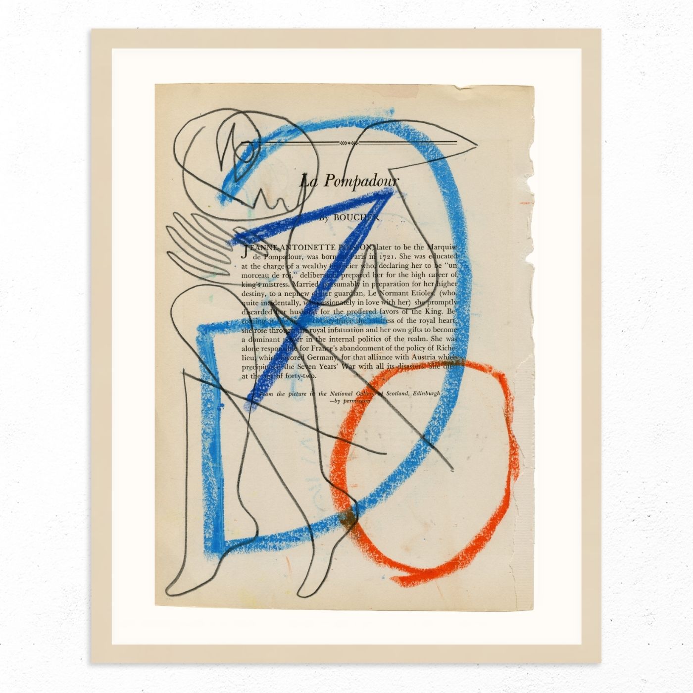 La Pompadour by Jessalyn Brooks-Original Artwork-Poster Child Prints