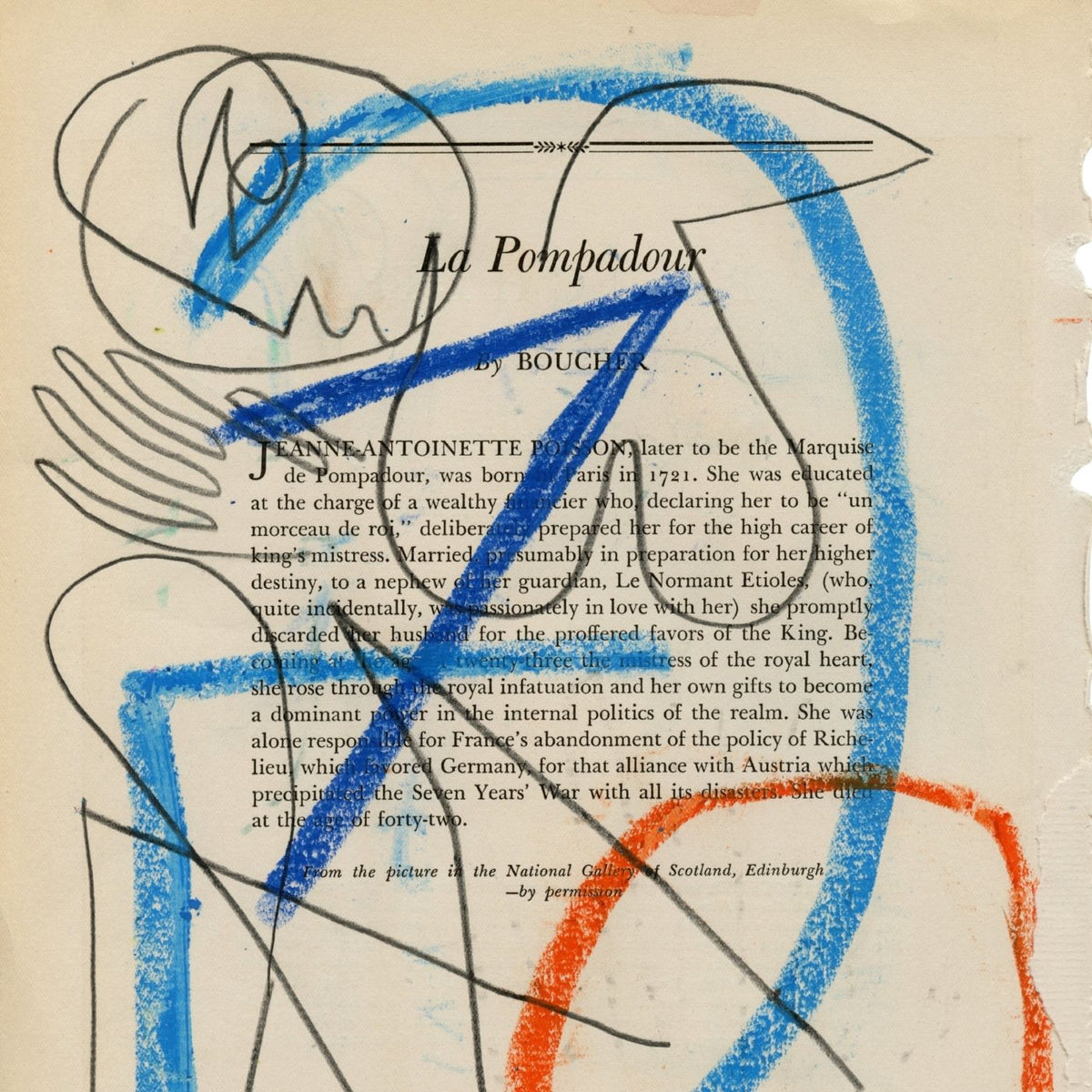 La Pompadour by Jessalyn Brooks-Original Artwork-Poster Child Prints