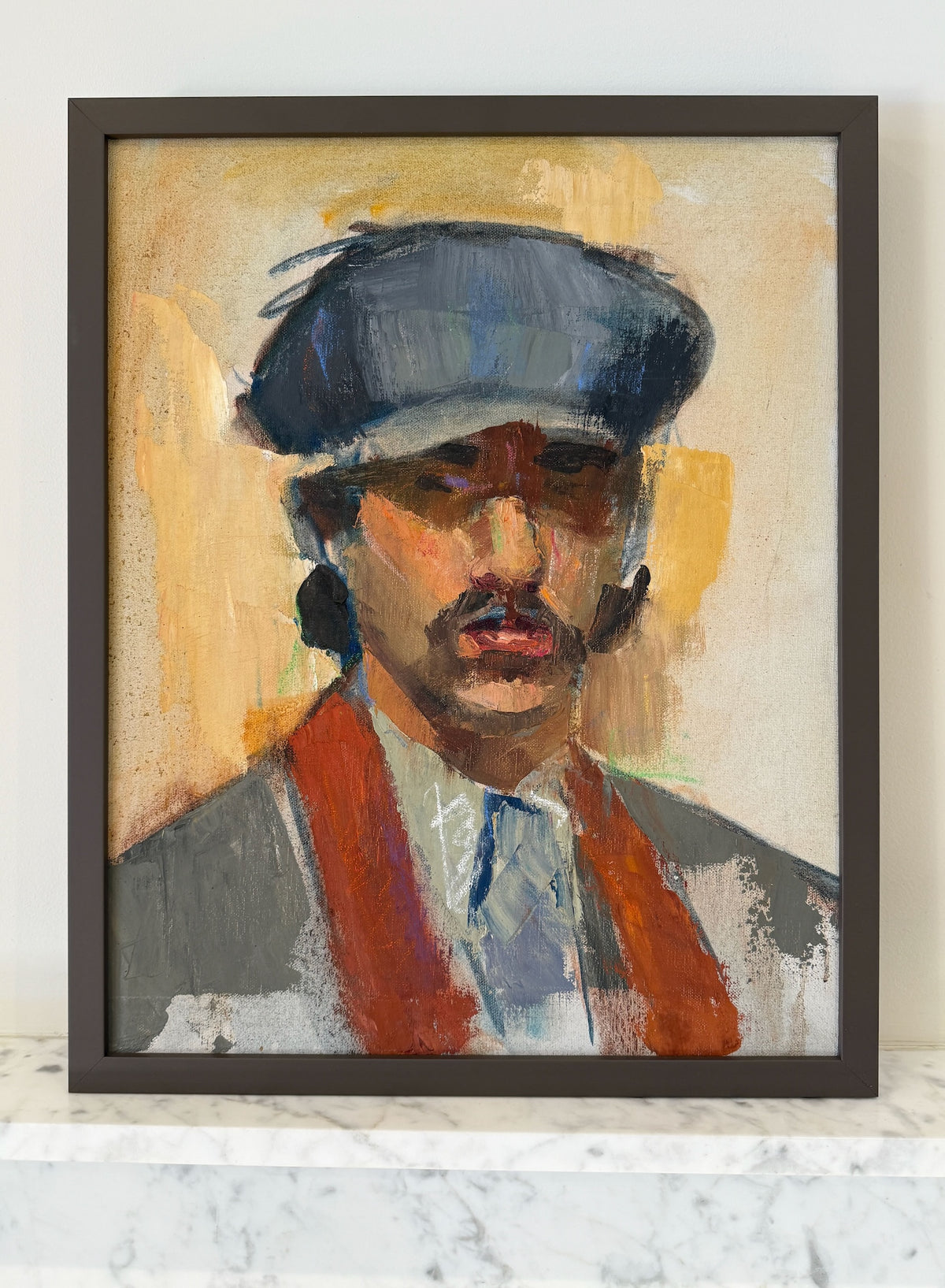 Man in Cap by Found Art-Found Art-Poster Child Prints