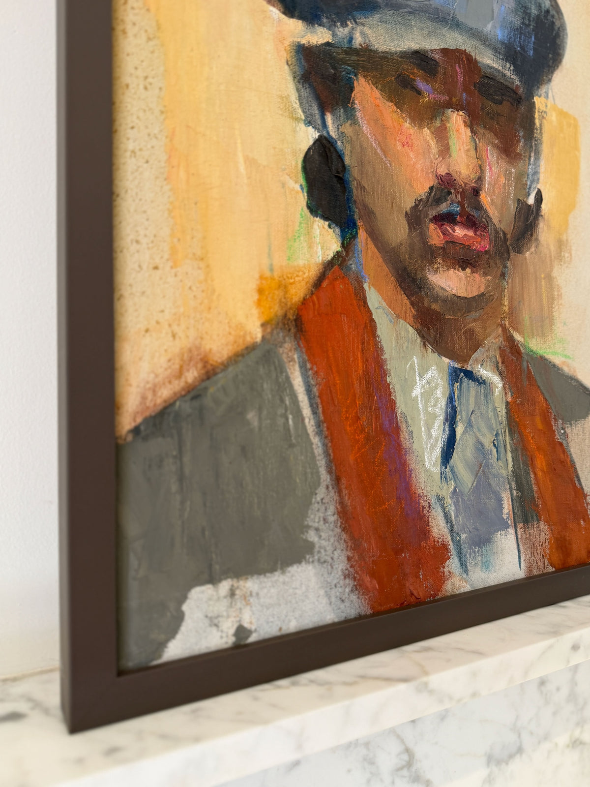 Man in Cap by Found Art-Found Art-Poster Child Prints