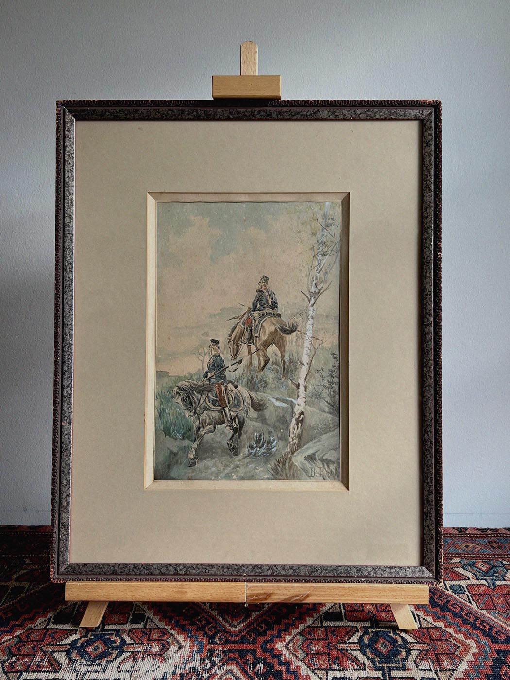 Men on Horses by Found Art-Found Art-Poster Child Prints