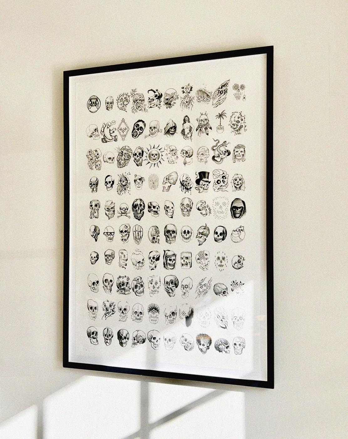 100 Skulls by Nathan Kostechko-Signed &amp; Numbered-Poster Child Prints