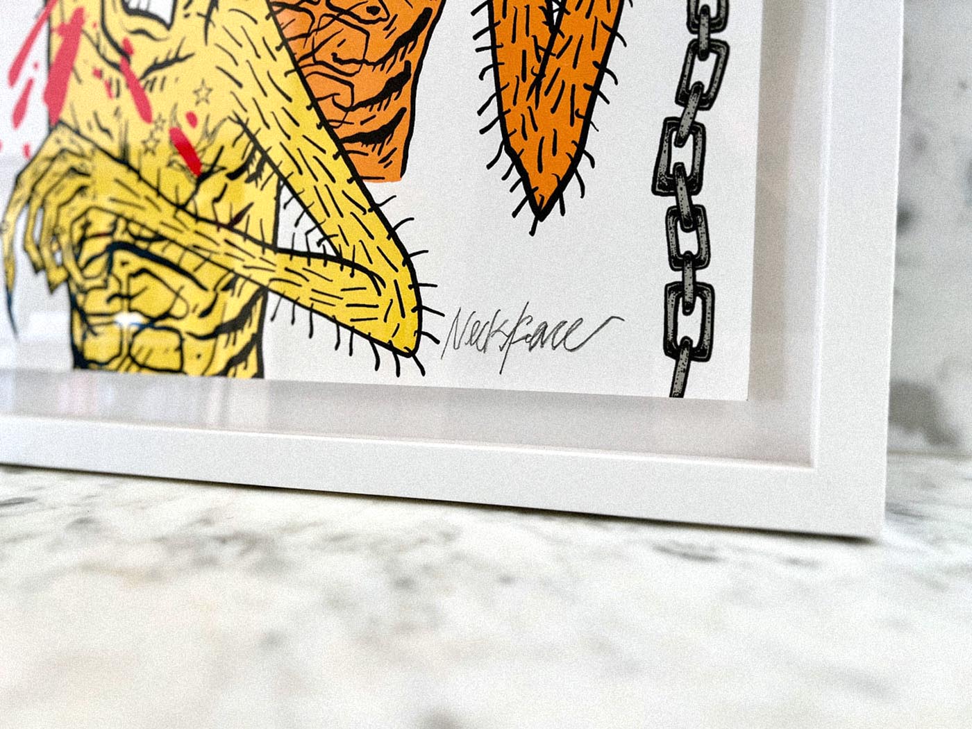 No Reviews, Framed by Neckface-Signed & Numbered-Poster Child Prints