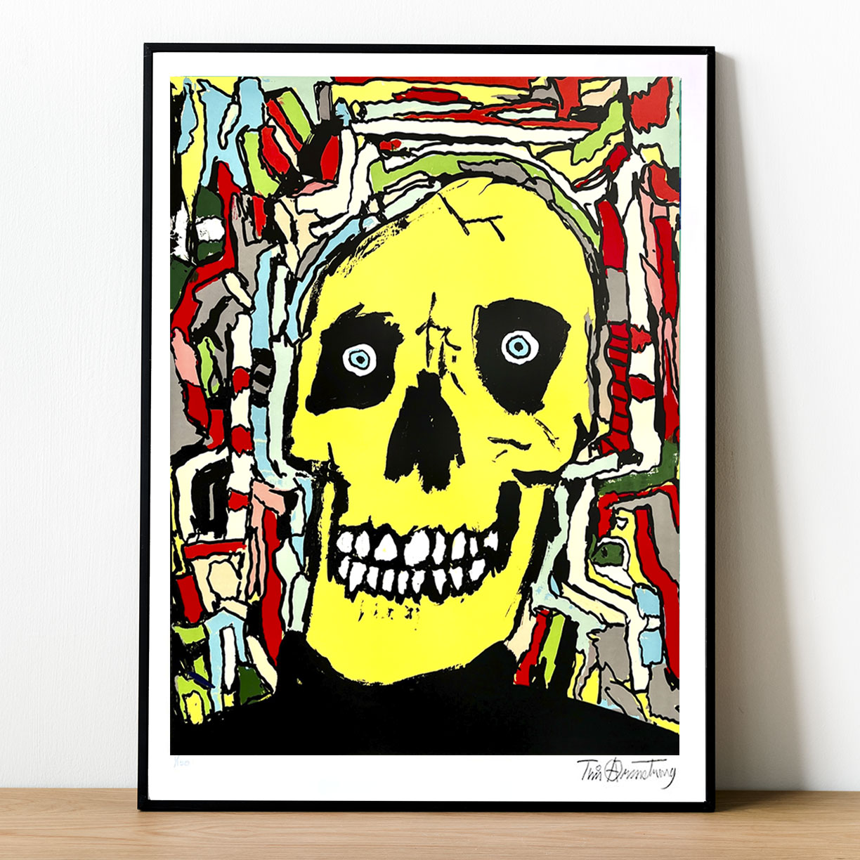 No Sleep Skull by Tim Armstrong-Screen Print-Poster Child Prints