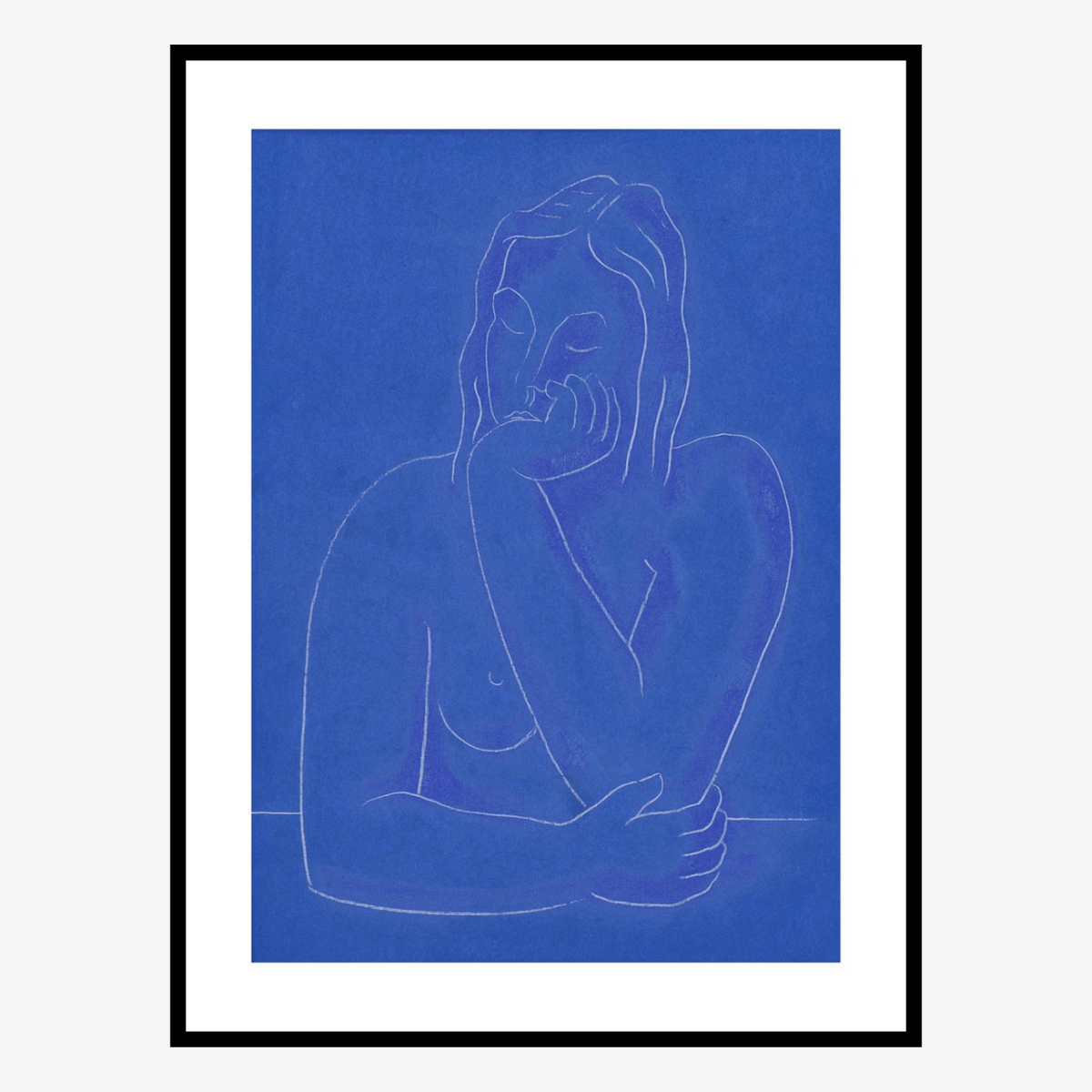 Ochre Figure Study by Collection-Studio Editions-Poster Child Prints