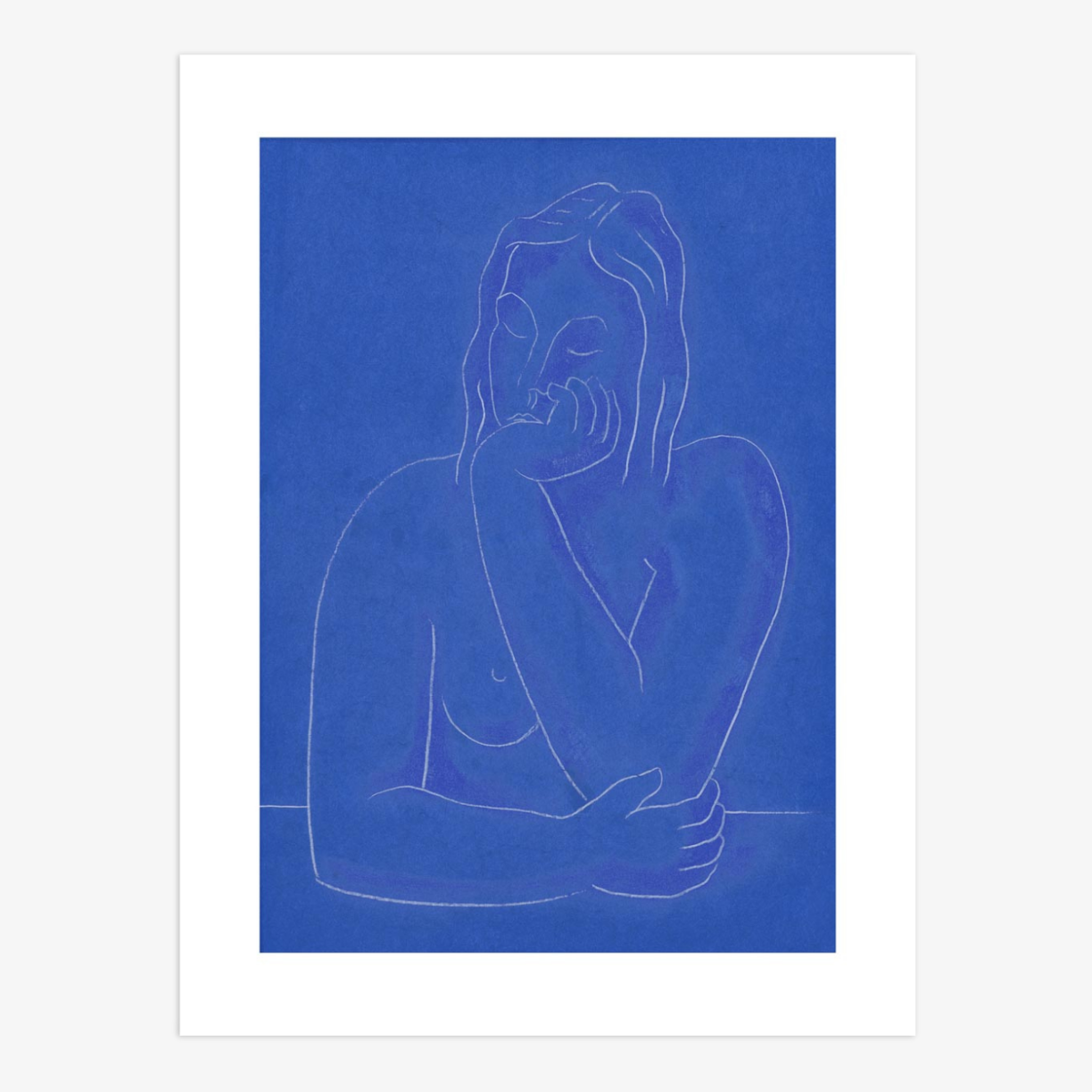 Ochre Figure Study by Collection-Studio Editions-Poster Child Prints