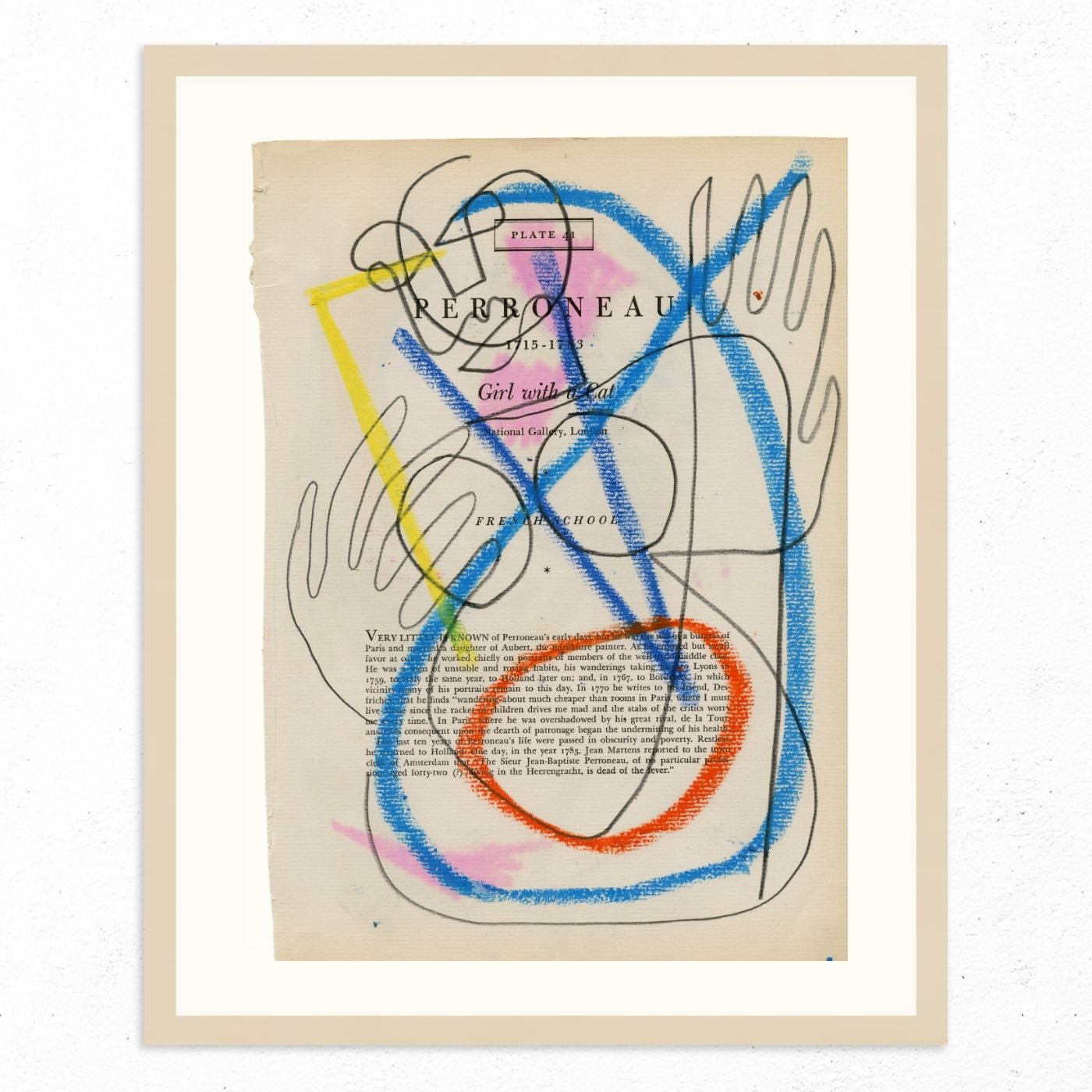 Perroneau by Jessalyn Brooks-Original Artwork-Poster Child Prints