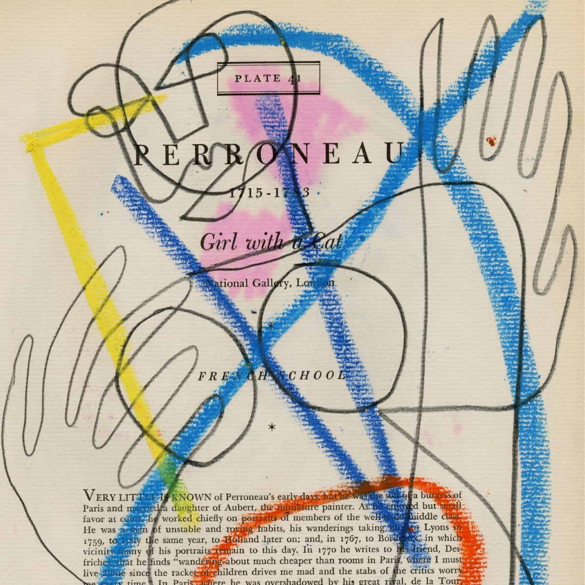 Perroneau by Jessalyn Brooks-Original Artwork-Poster Child Prints
