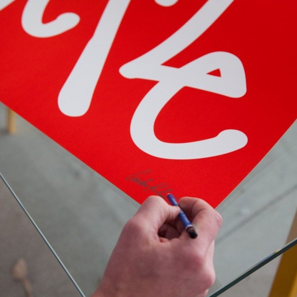 Sweet A, Red by Curtis Kulig | Print | Poster Child Prints