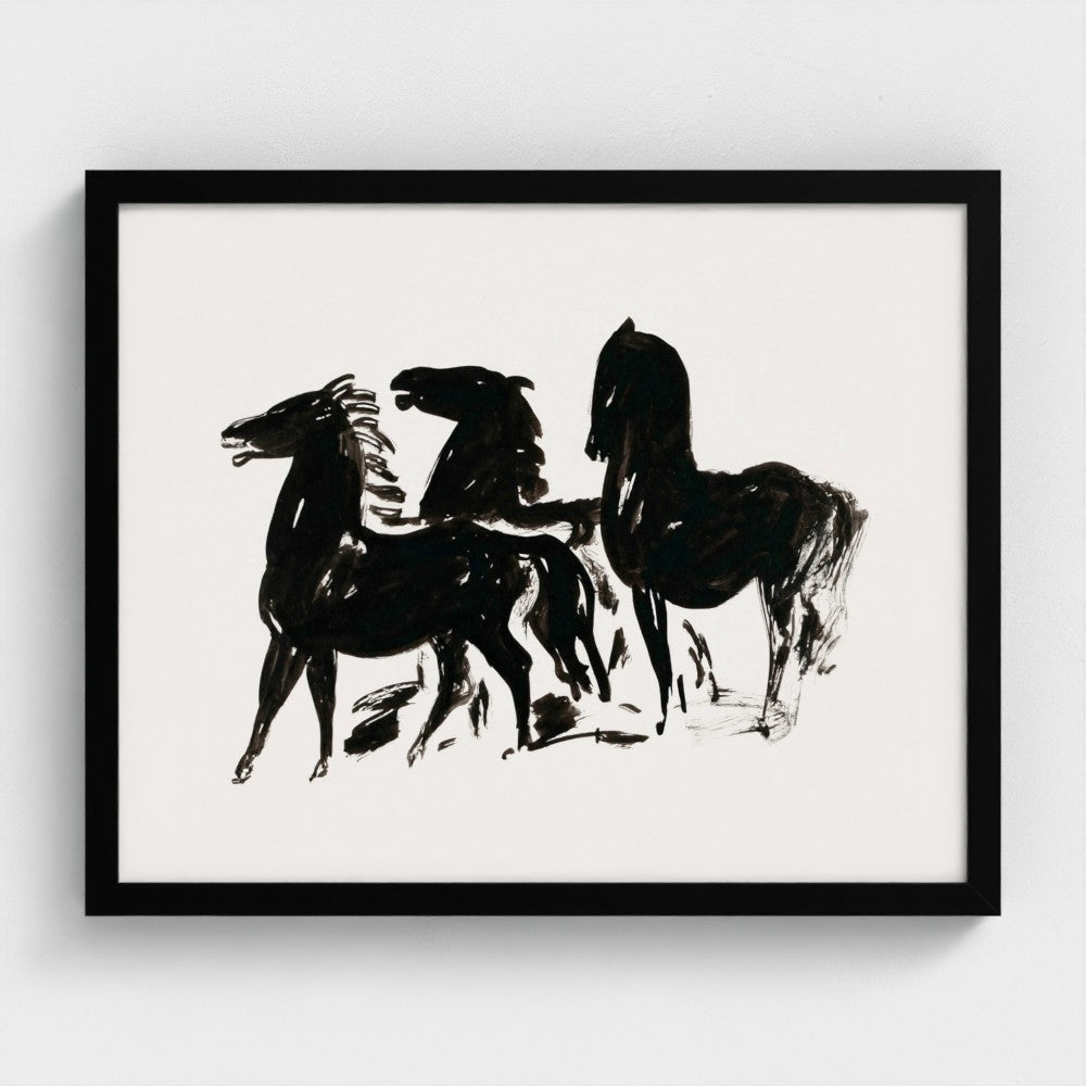 Shadow Horses by Collection-Studio Editions-Poster Child Prints