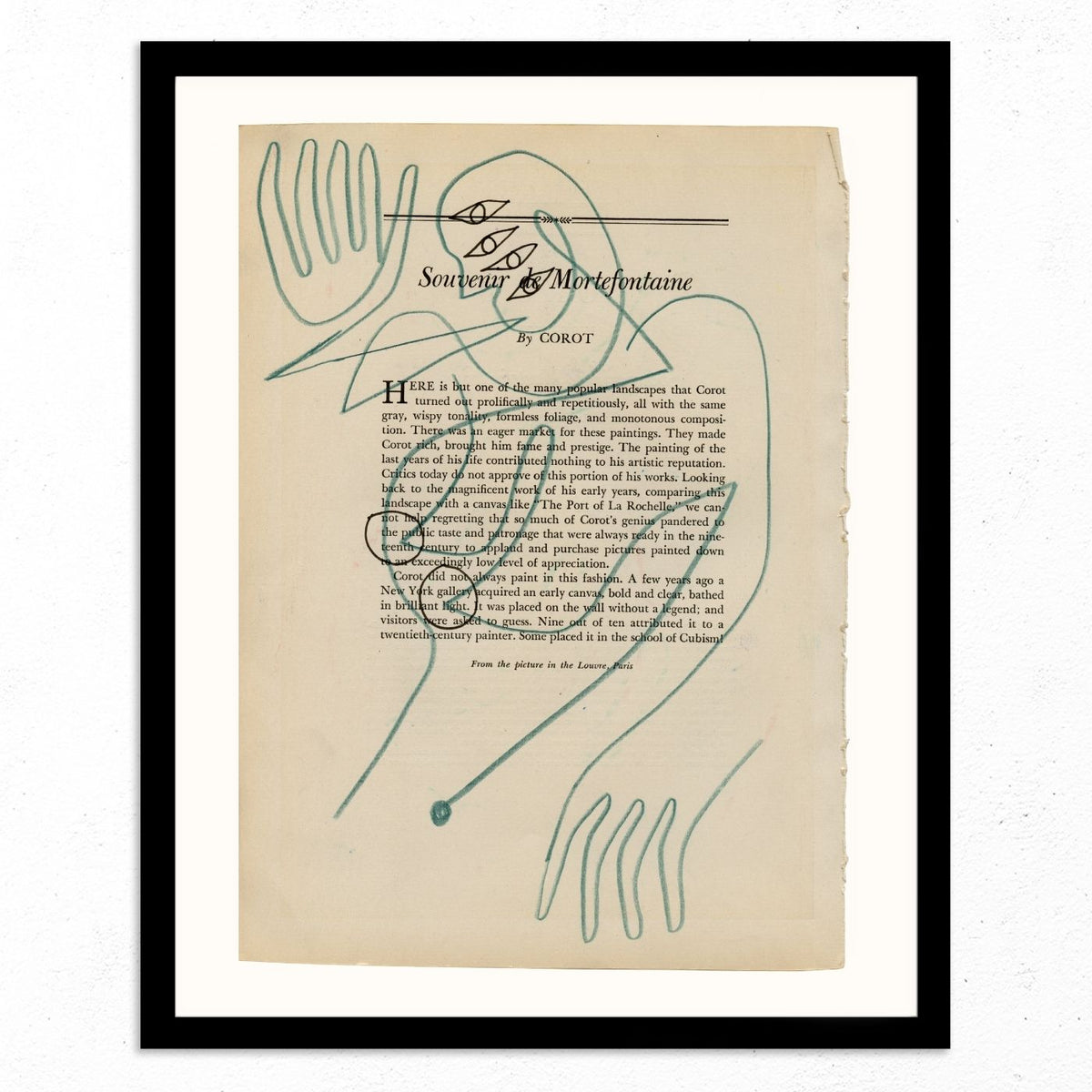 Souvener de Mortefontaine by Jessalyn Brooks-Original Artwork-Poster Child Prints