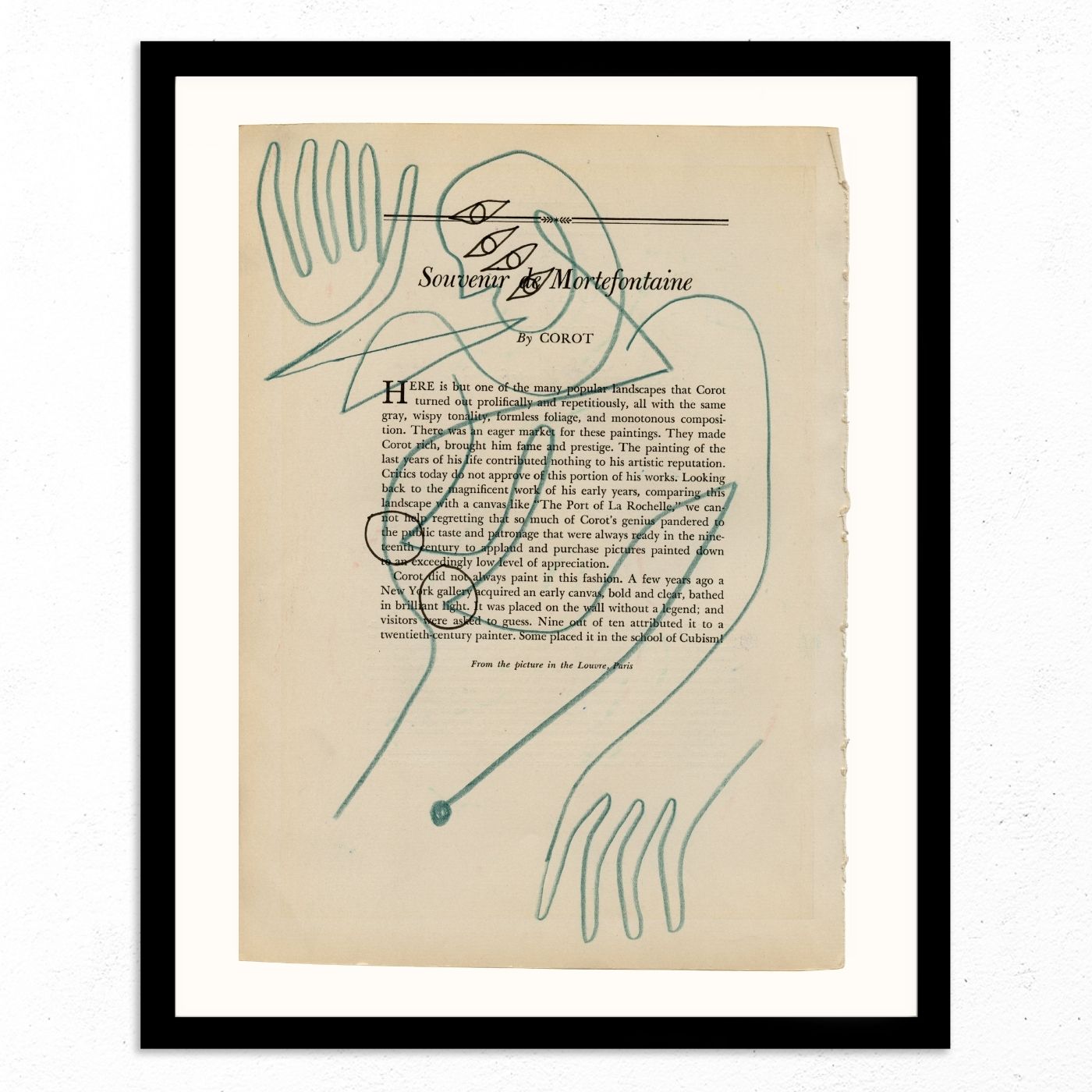 Souvener de Mortefontaine by Jessalyn Brooks-Original Artwork-Poster Child Prints