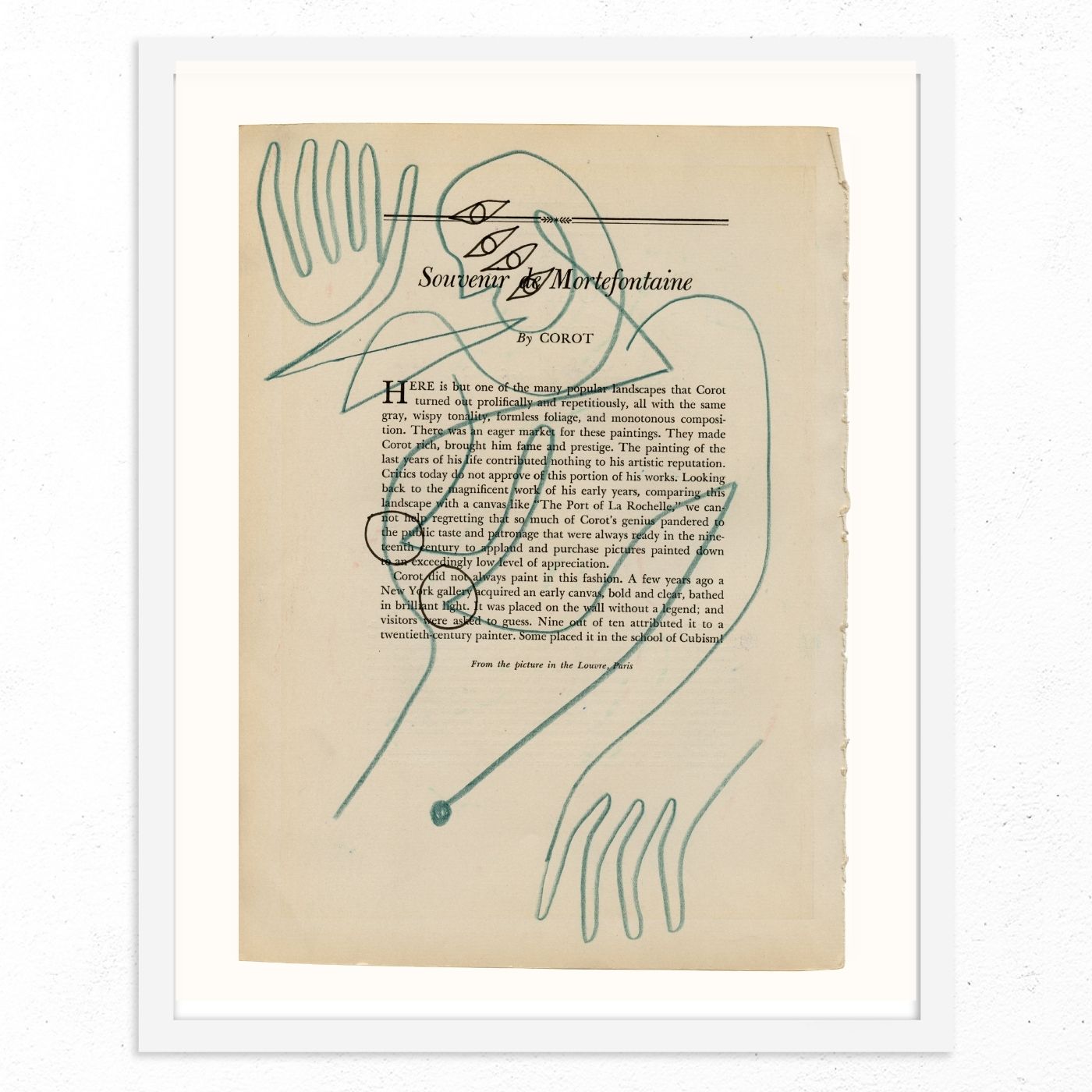 Souvener de Mortefontaine by Jessalyn Brooks-Original Artwork-Poster Child Prints
