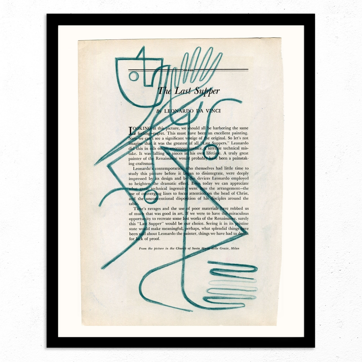 Last Supper by Jessalyn Brooks-Original Artwork-Poster Child Prints