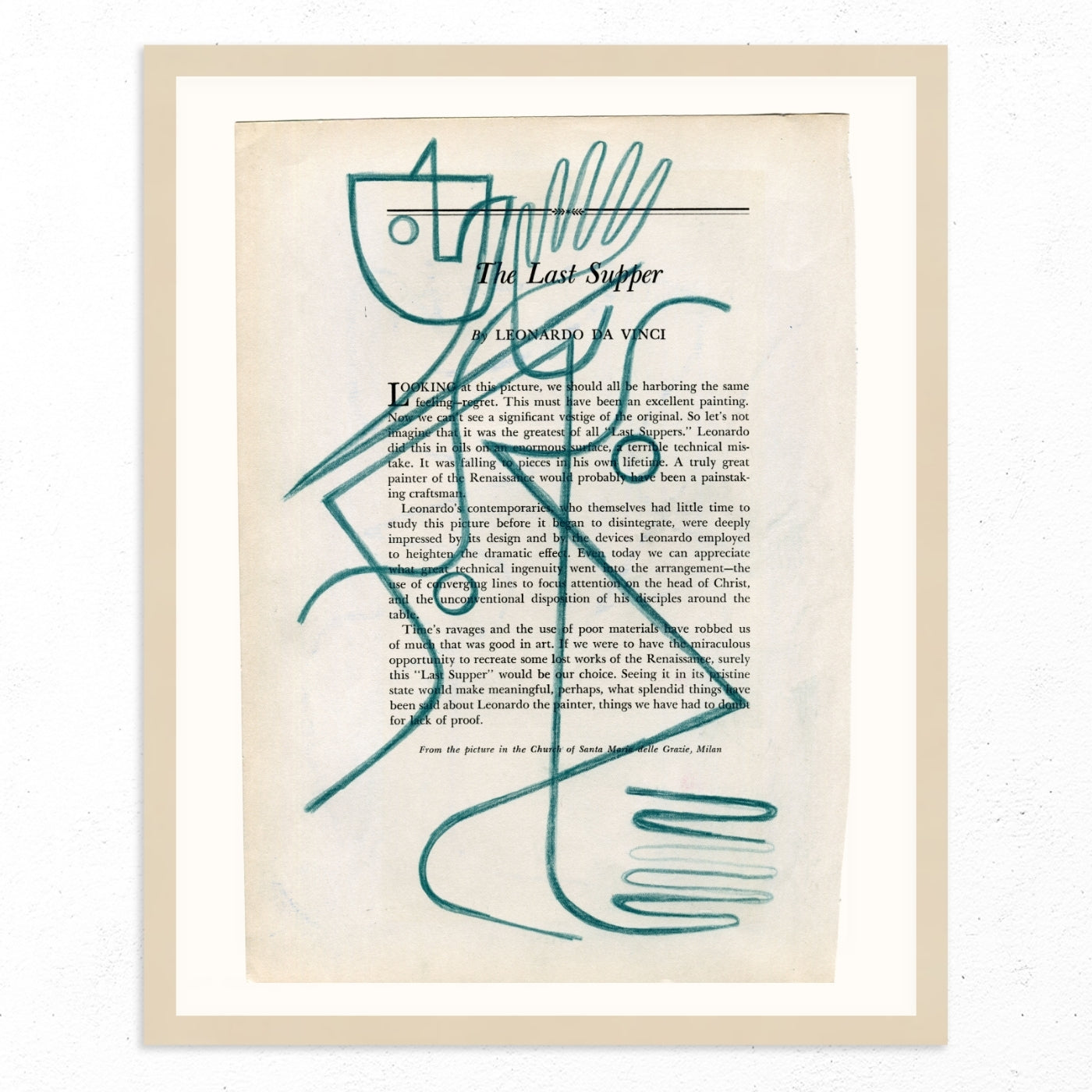 Last Supper by Jessalyn Brooks-Original Artwork-Poster Child Prints