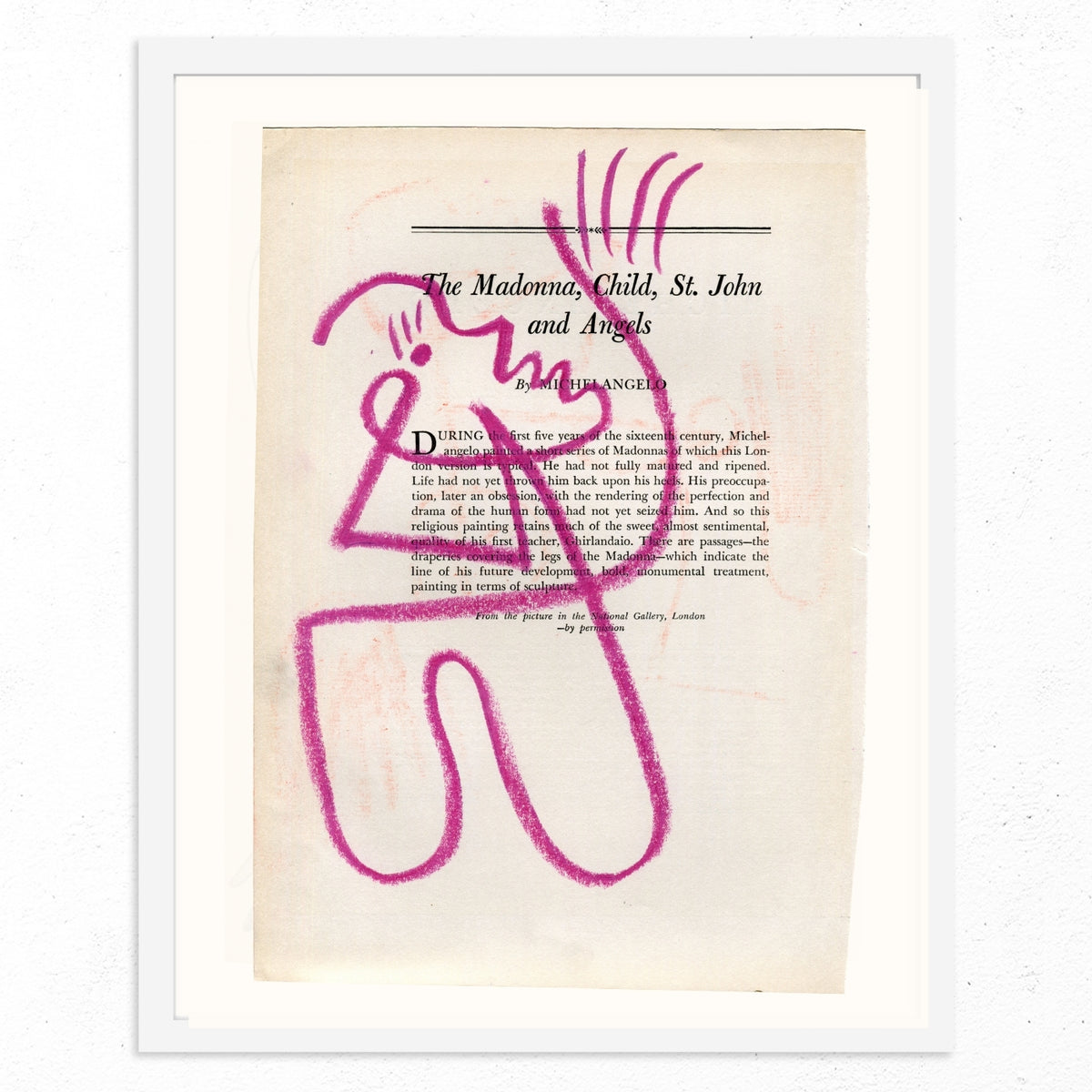 The Madonna by Jessalyn Brooks-Original Artwork-Poster Child Prints