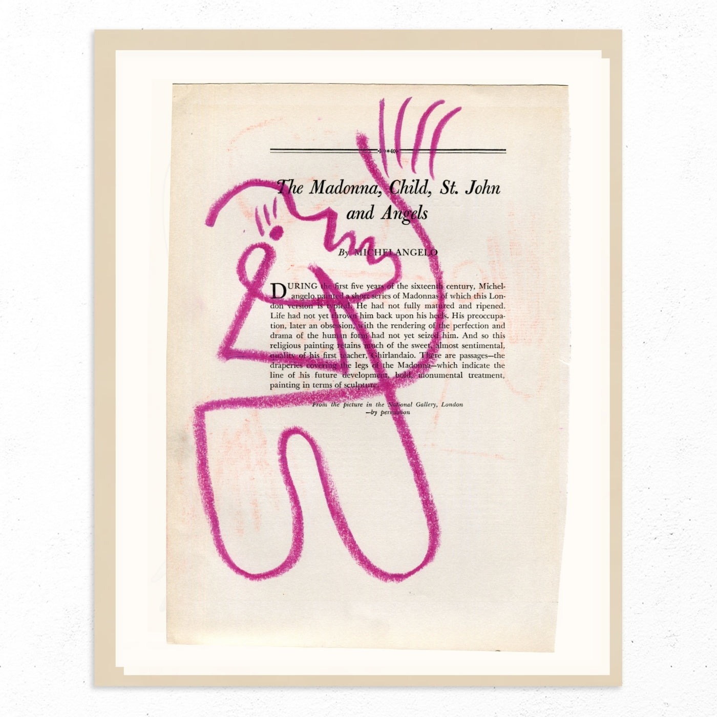 The Madonna by Jessalyn Brooks-Original Artwork-Poster Child Prints