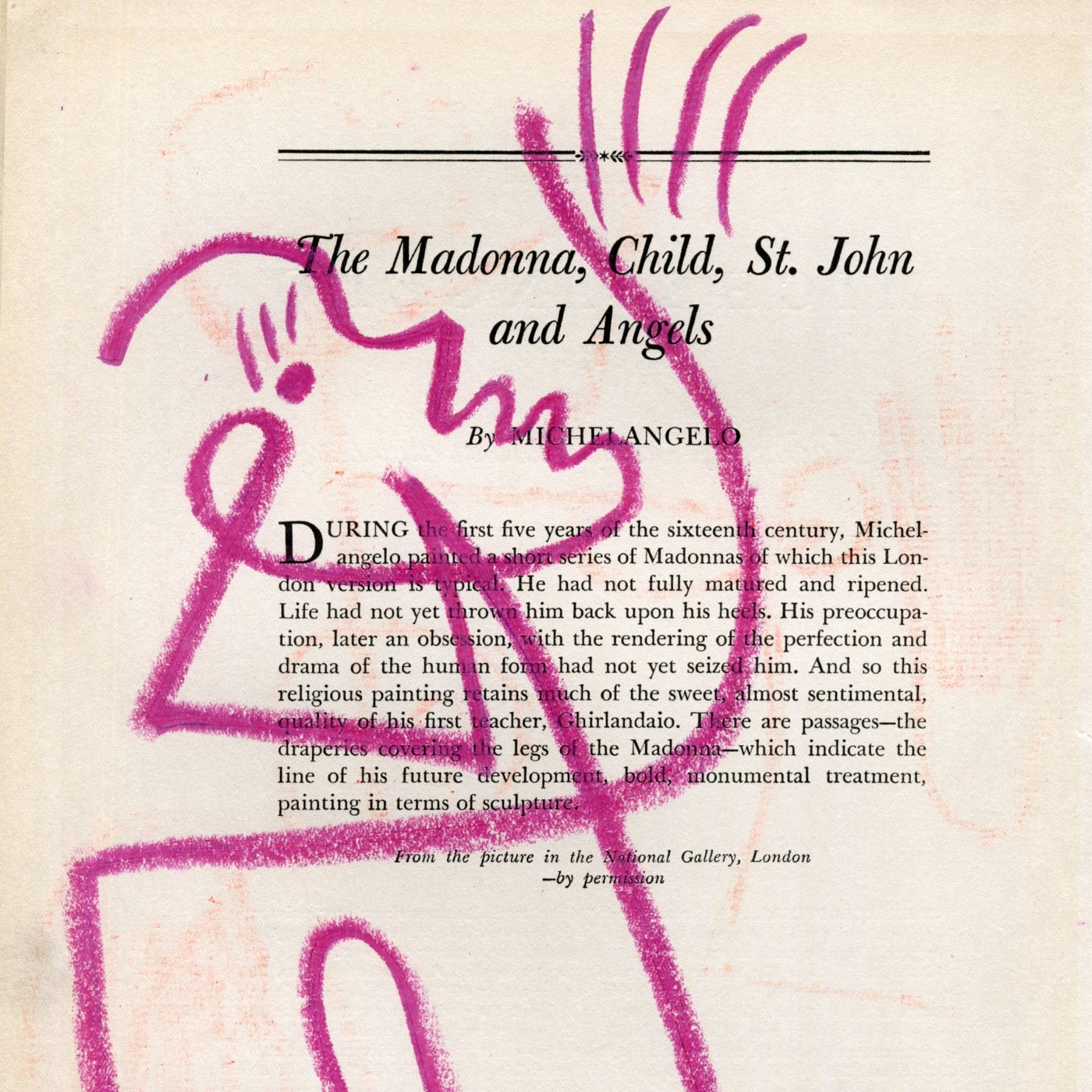 The Madonna by Jessalyn Brooks-Original Artwork-Poster Child Prints
