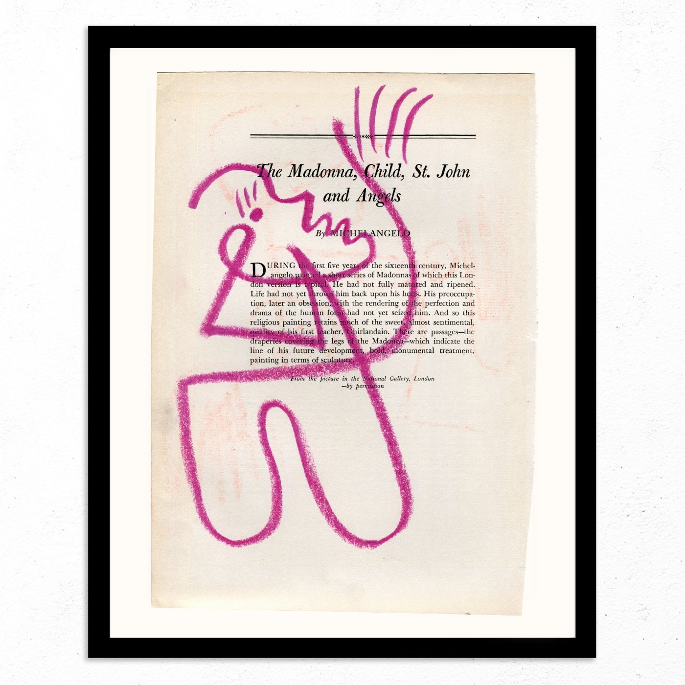The Madonna by Jessalyn Brooks-Original Artwork-Poster Child Prints