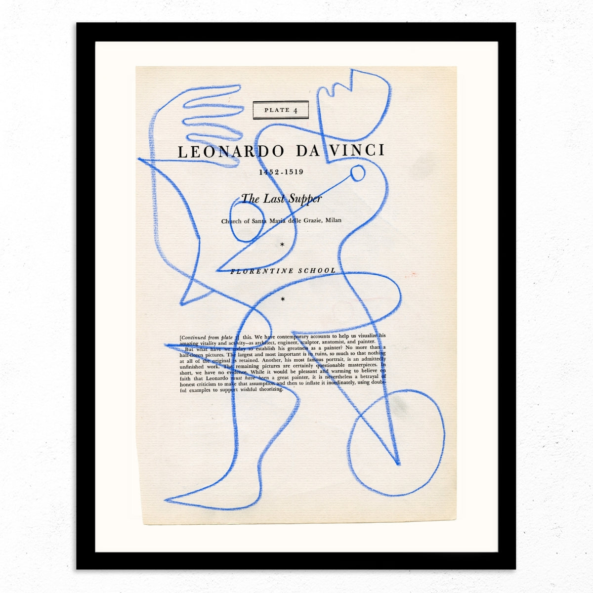 Original Da Vinci by Jessalyn Brooks-Original Artwork-Poster Child Prints