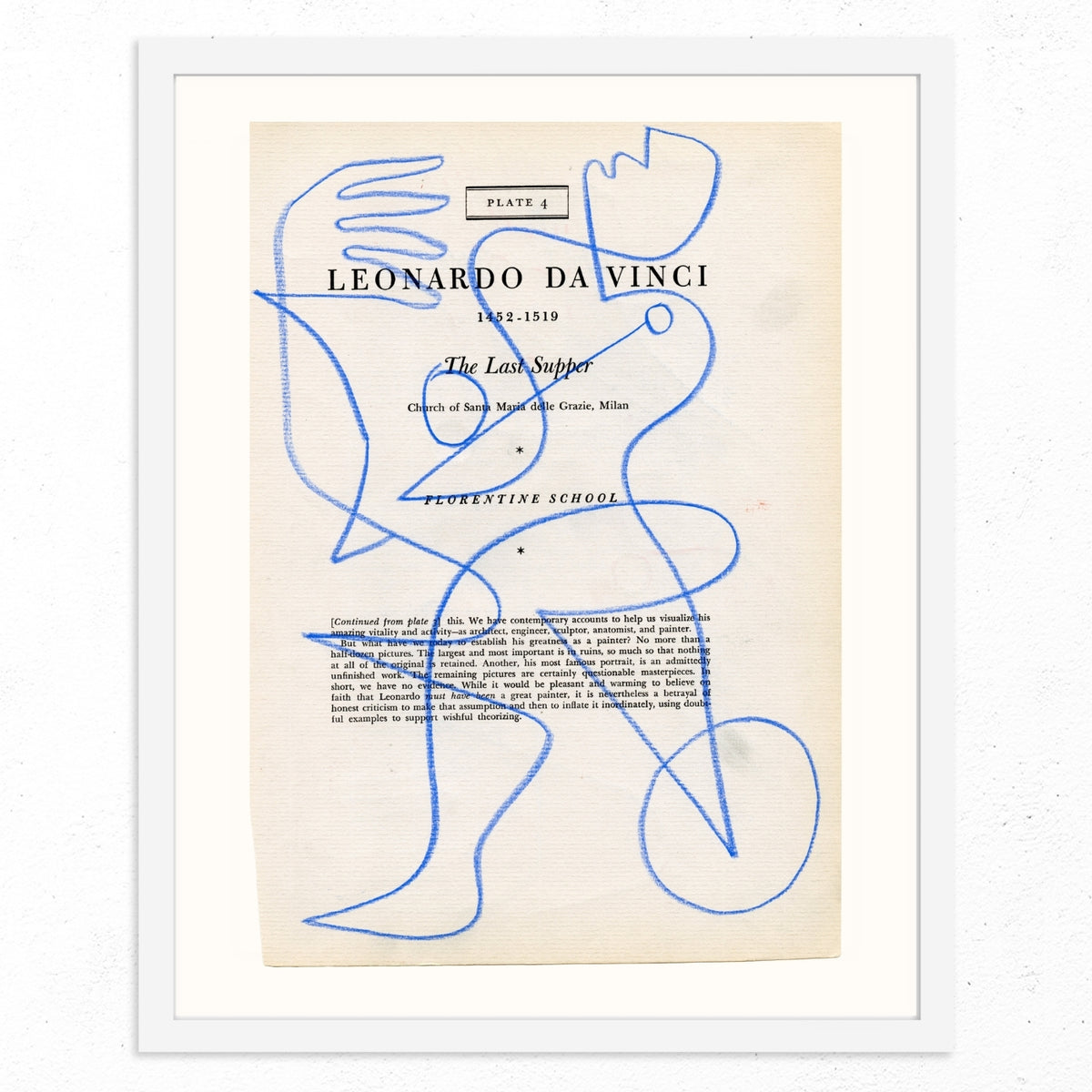 Original Da Vinci by Jessalyn Brooks-Original Artwork-Poster Child Prints