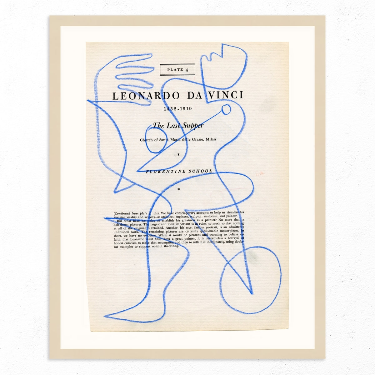 Original Da Vinci by Jessalyn Brooks-Original Artwork-Poster Child Prints