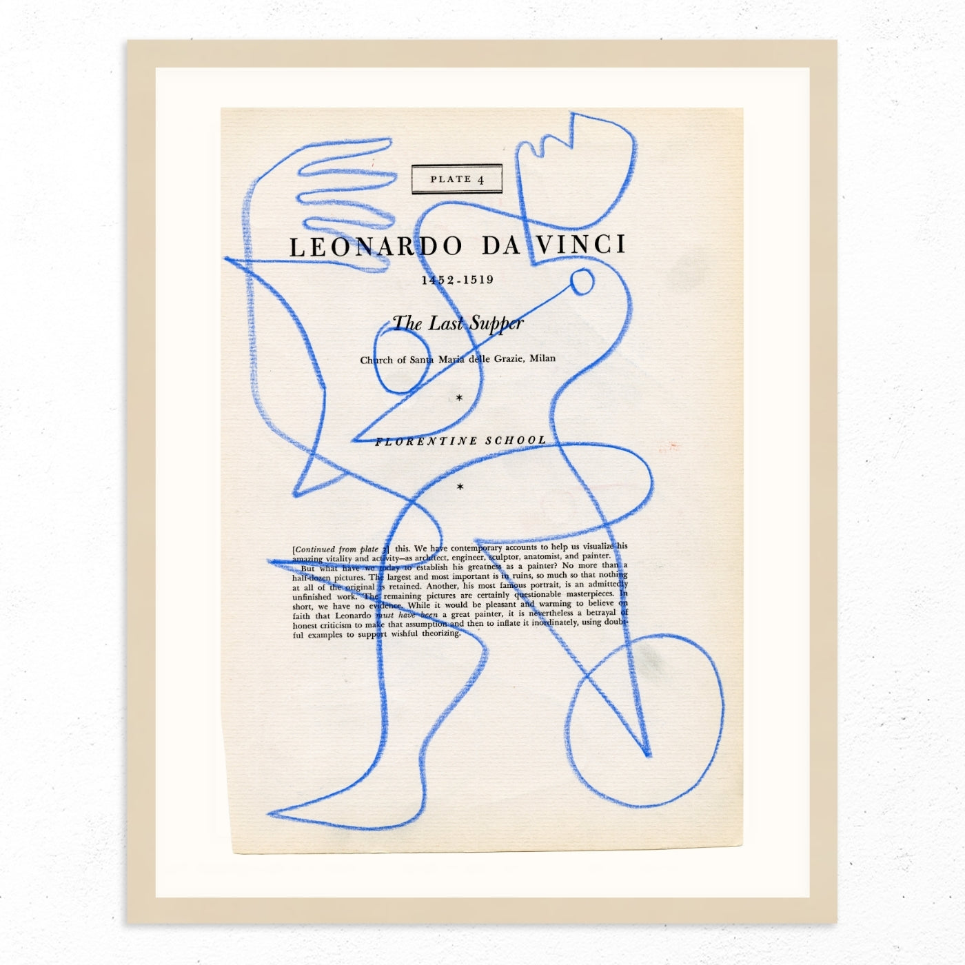 Original Da Vinci by Jessalyn Brooks-Original Artwork-Poster Child Prints