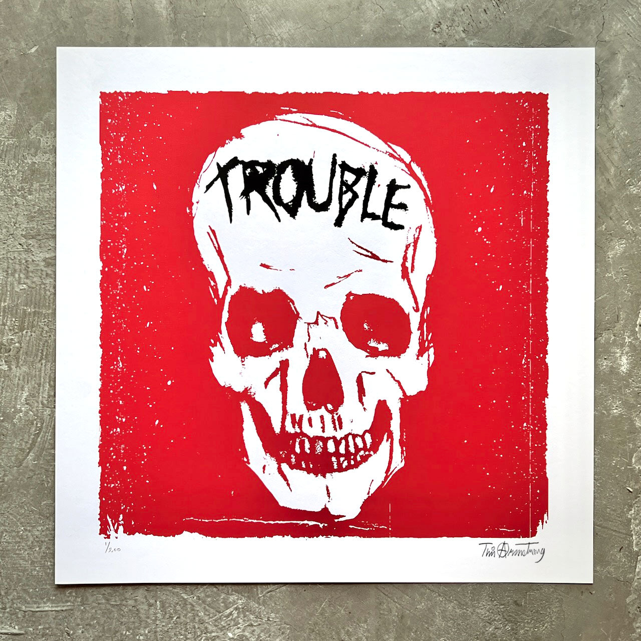 Trouble 2.0 by Tim Armstrong-Screen Print-Poster Child Prints