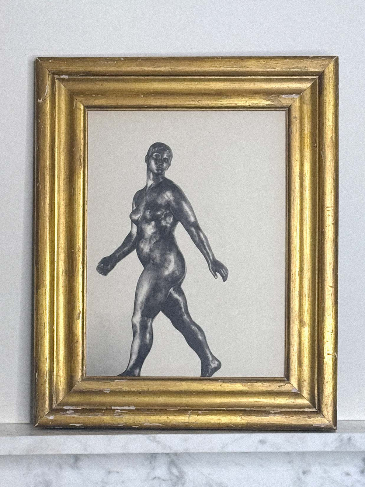 Walking Figure by Found Art-Found Art-Poster Child Prints