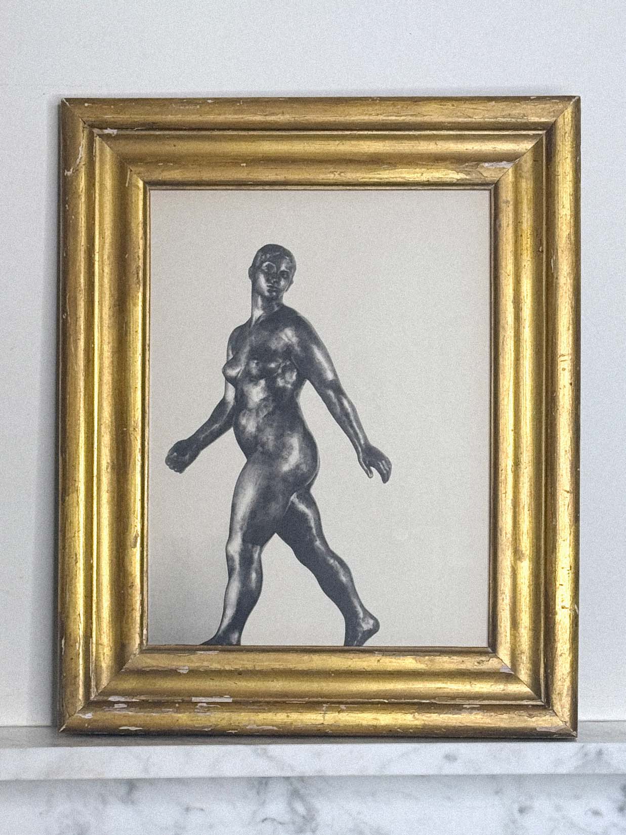 Walking Figure by Found Art-Found Art-Poster Child Prints