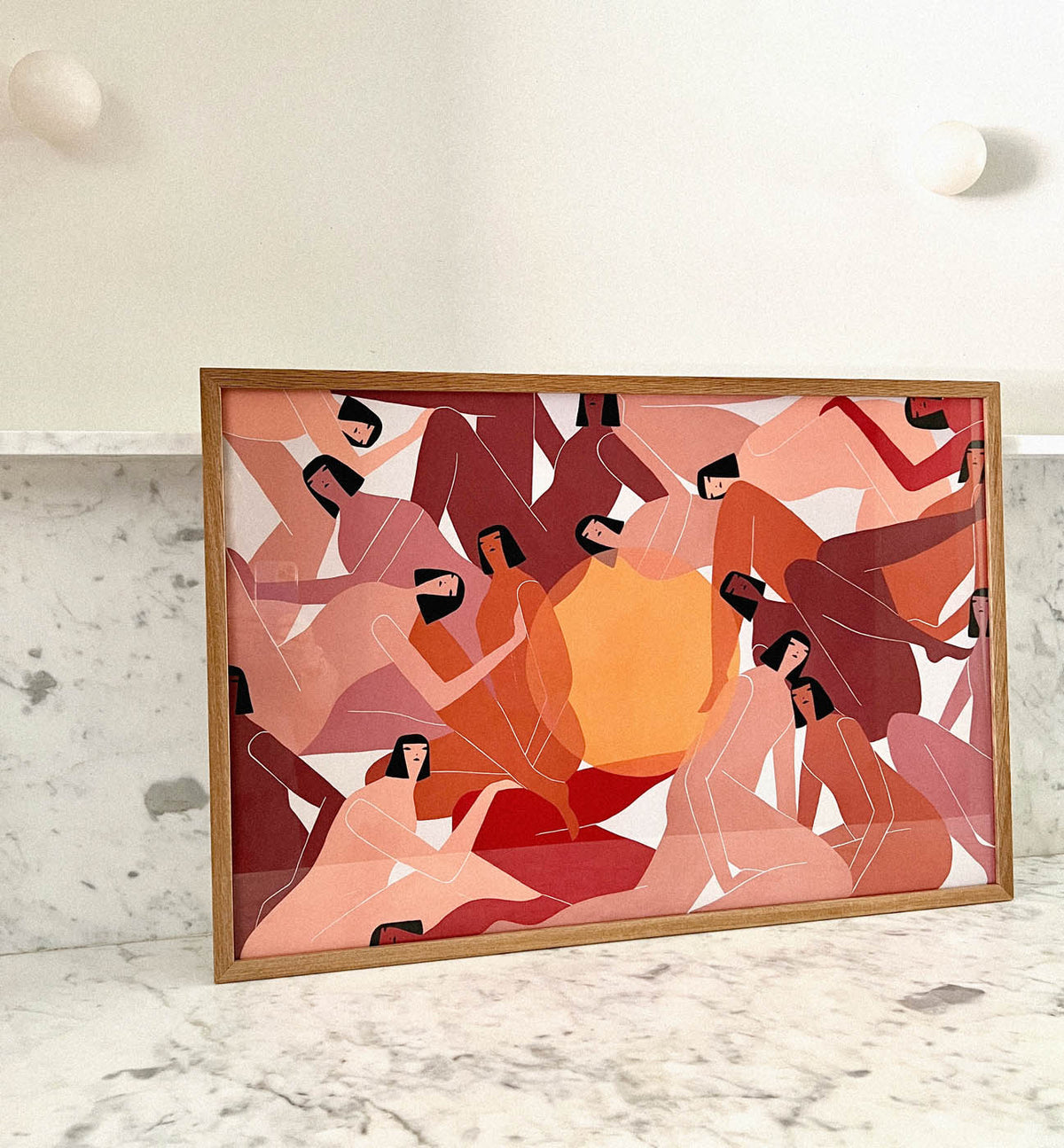 The Sun is Between Us, Framed by Designer Vault-Limited Edition-Poster Child Prints