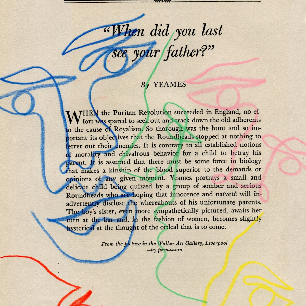 When did you last see your father 2 by Jessalyn Brooks-Original Artwork-Poster Child Prints