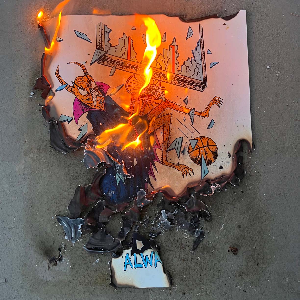 EL DIABLO DUNKS by Neckface-Artist Limited Editions-Poster Child Prints