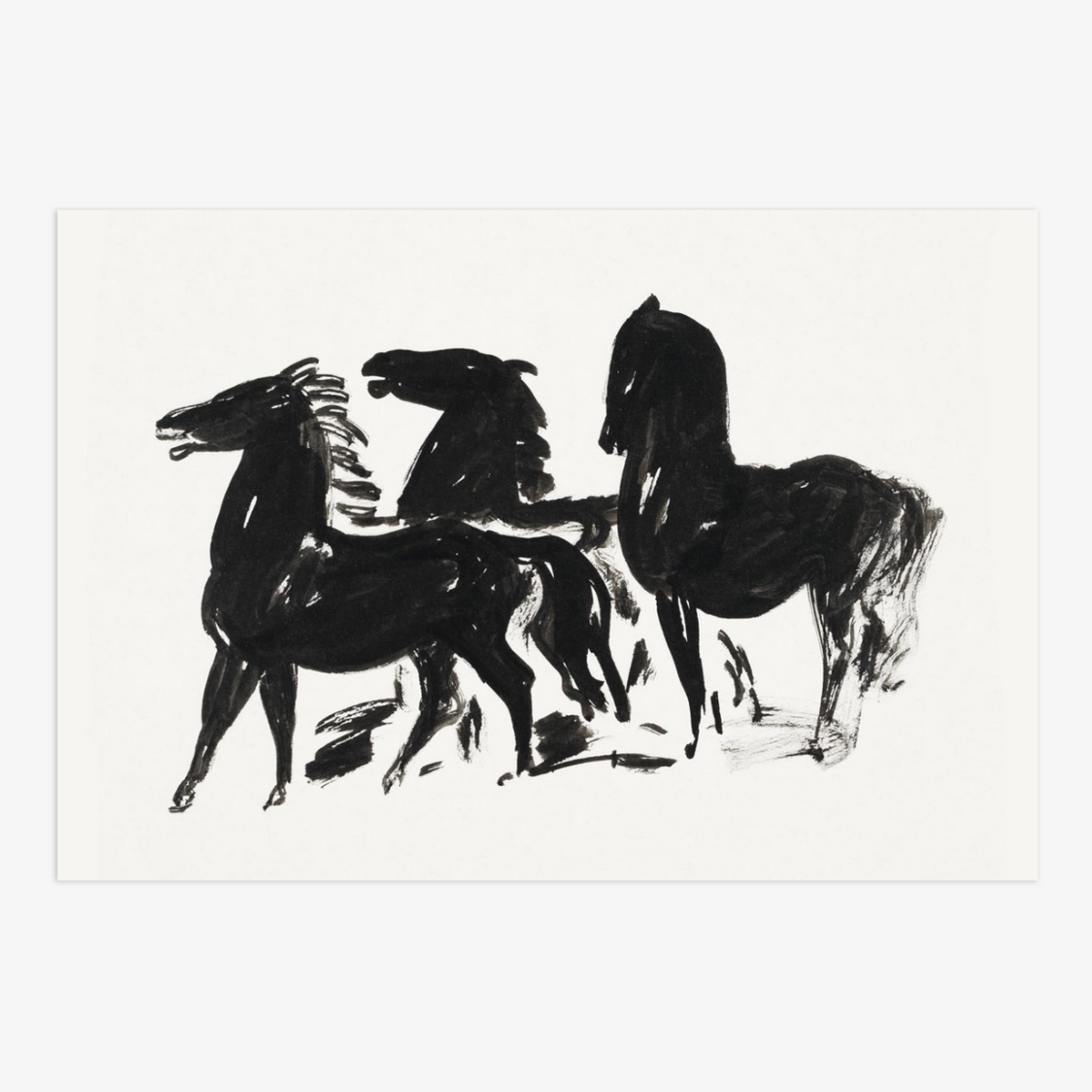 Shadow Horses by Collection-Studio Editions-Poster Child Prints