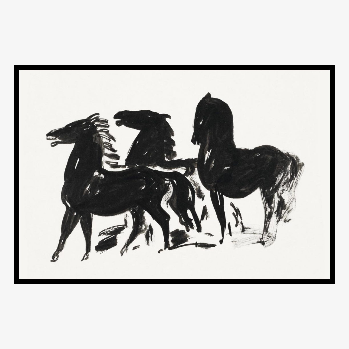 Shadow Horses by Collection-Studio Editions-Poster Child Prints