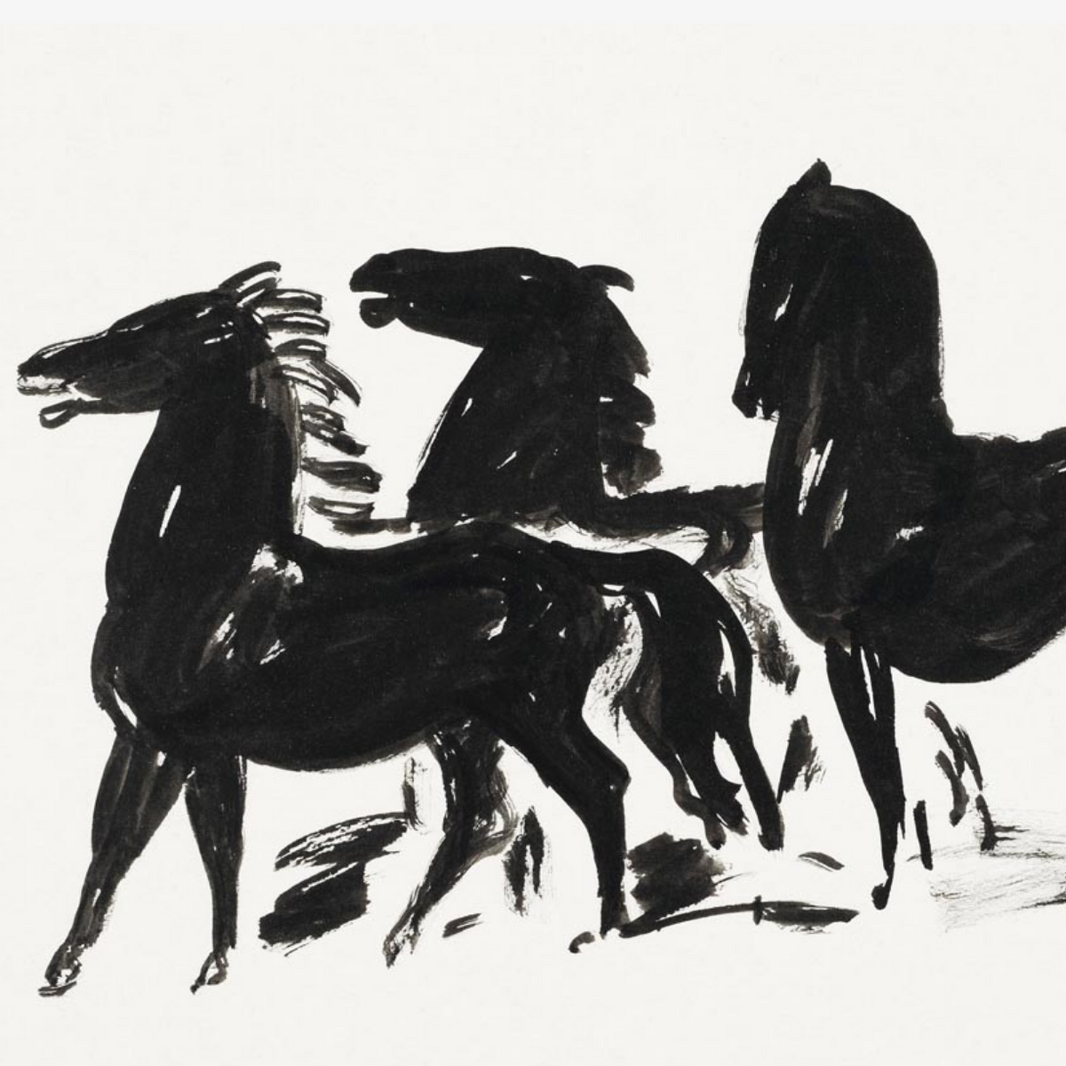 Shadow Horses by Collection-Studio Editions-Poster Child Prints