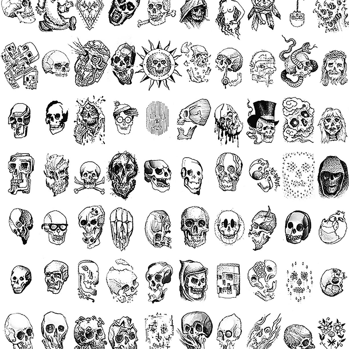 100 Skulls by Nathan Kostechko | Archive | Poster Child Prints