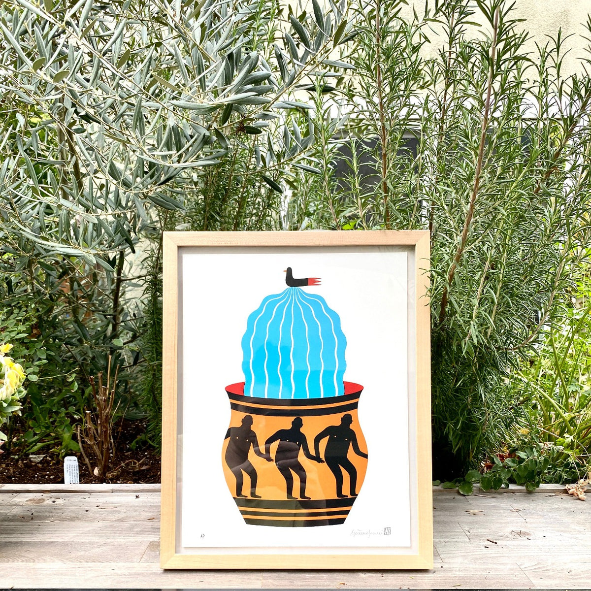 Painted Vase 3 by Agostino Iacurci | Archive | Poster Child Prints