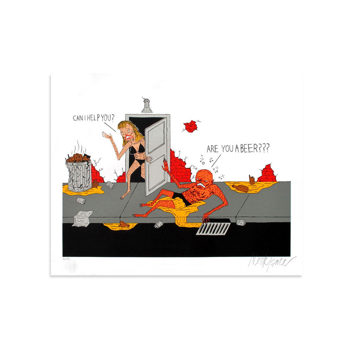 Are You A Beer ??? by Neckface | Archive | Poster Child Prints