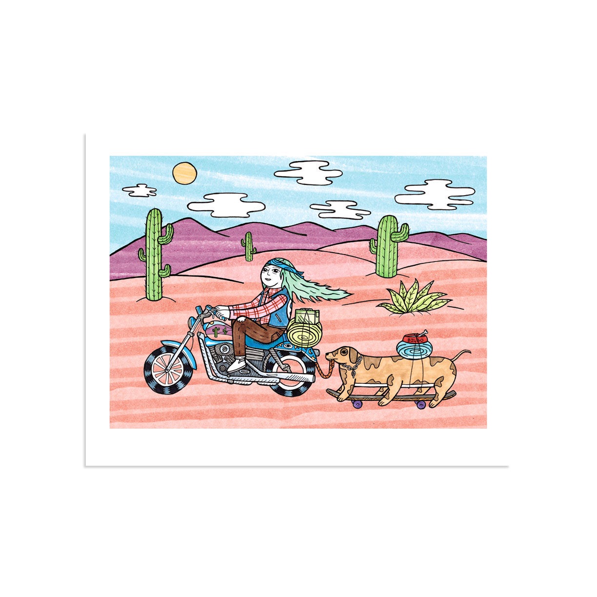 On the Magical Bike Adventure... by Michael C. Hsiung | Print | Poster Child Prints