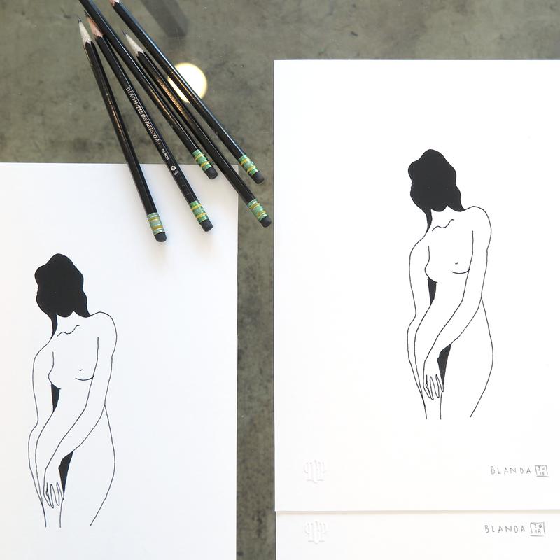 Blind Nude by Blanda | Print | Poster Child Prints