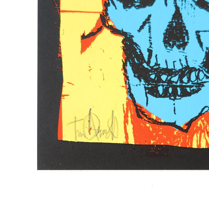 The Wars End, Blue Skull by Tim Armstrong | Archive | Poster Child Prints