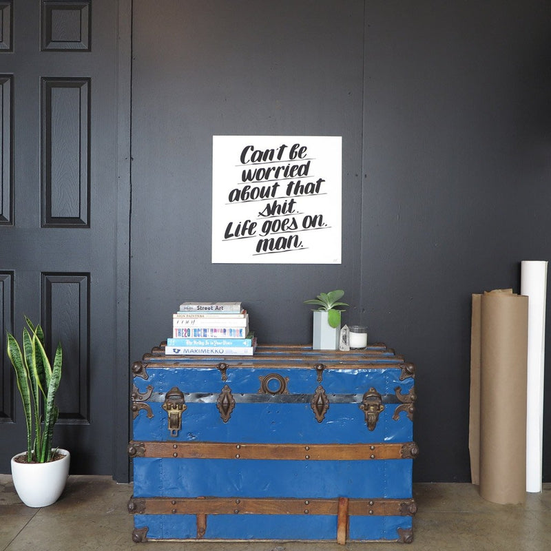 Can&#39;t Be Worried by Baron Von Fancy | Print | Poster Child Prints