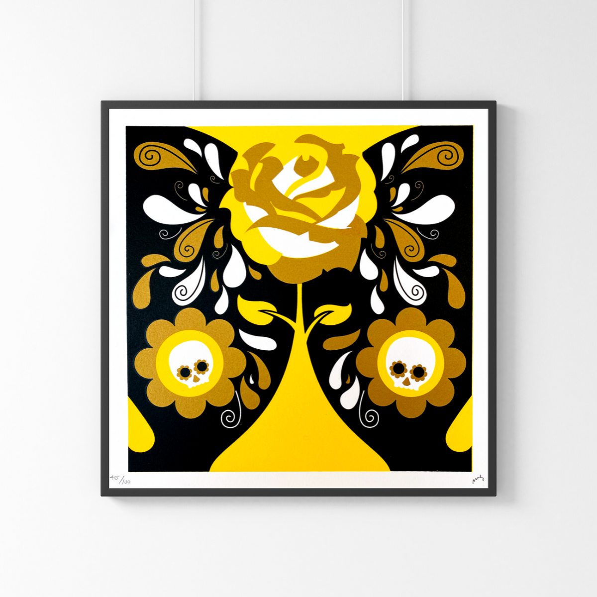 Gold Flowers by Matt Goldman-Archive-Poster Child Prints