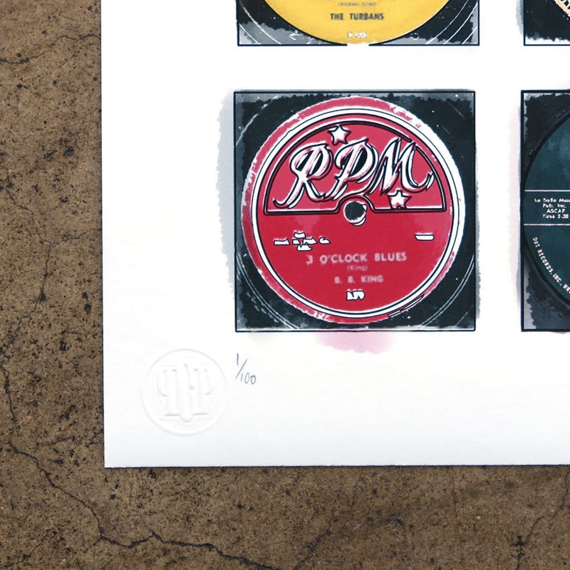 Vintage 45s by Greg Foley | Print | Poster Child Prints
