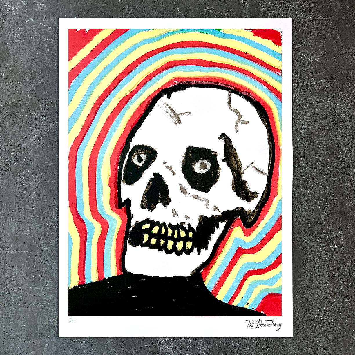 Holiday Skull by Tim Armstrong Limited Edition Print