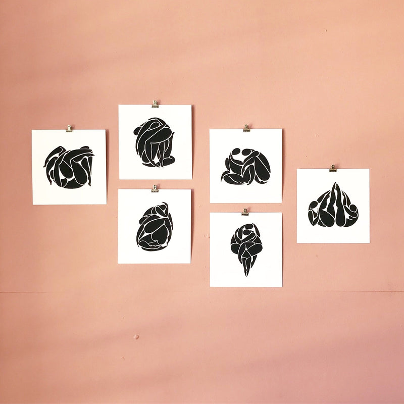 Embrace V by Allison Kunath | Print | Poster Child Prints