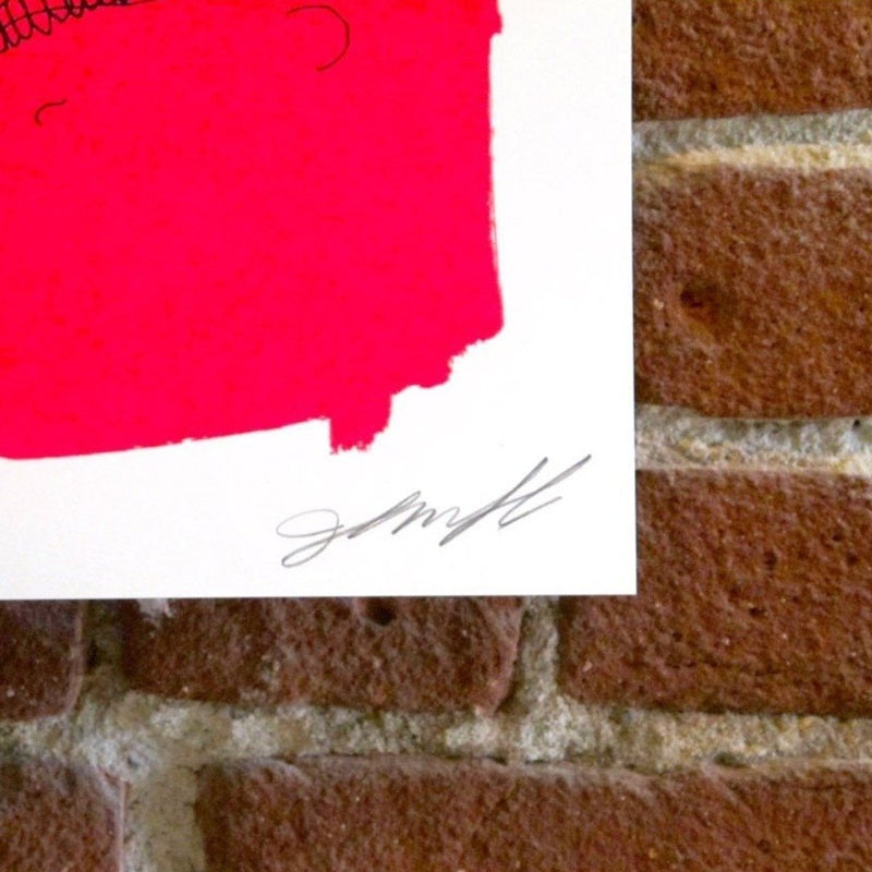 Untitled (Pink Head) by John Gourley | Archive | Poster Child Prints